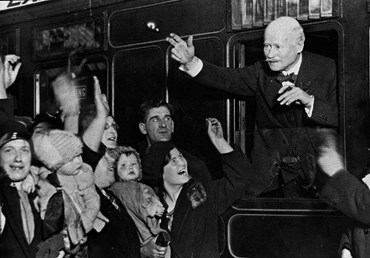 Frank Hornby MP ~ The Meccano Man off to take his seat in Parliamnet