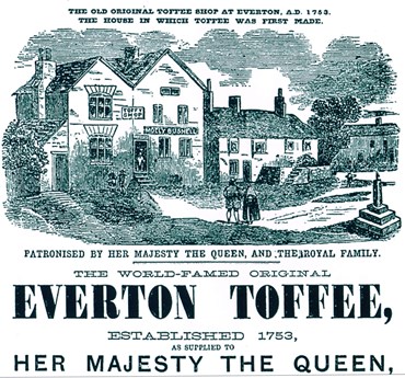 Molly Bushell and Her Everton Toffee Shop